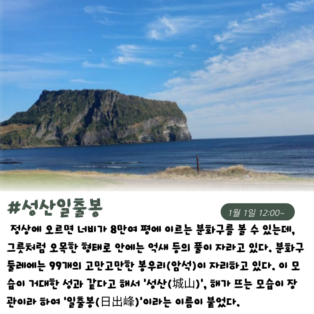 1월 1일 일출 기획 상품