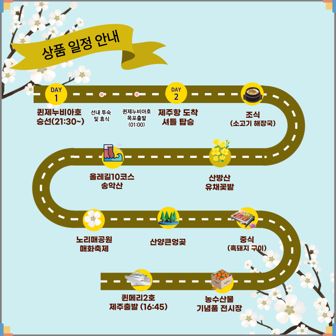 설날 당일패키지 「제주 나들이」