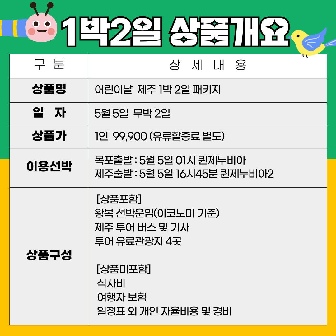 5월 5일 어린이날 패키지