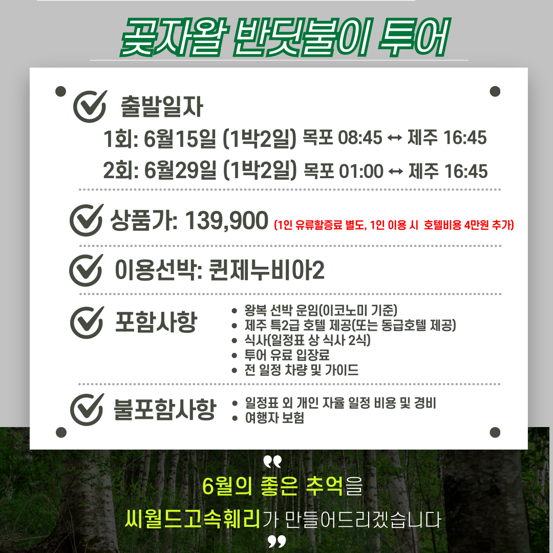 곶자왈 반딧불이 투어