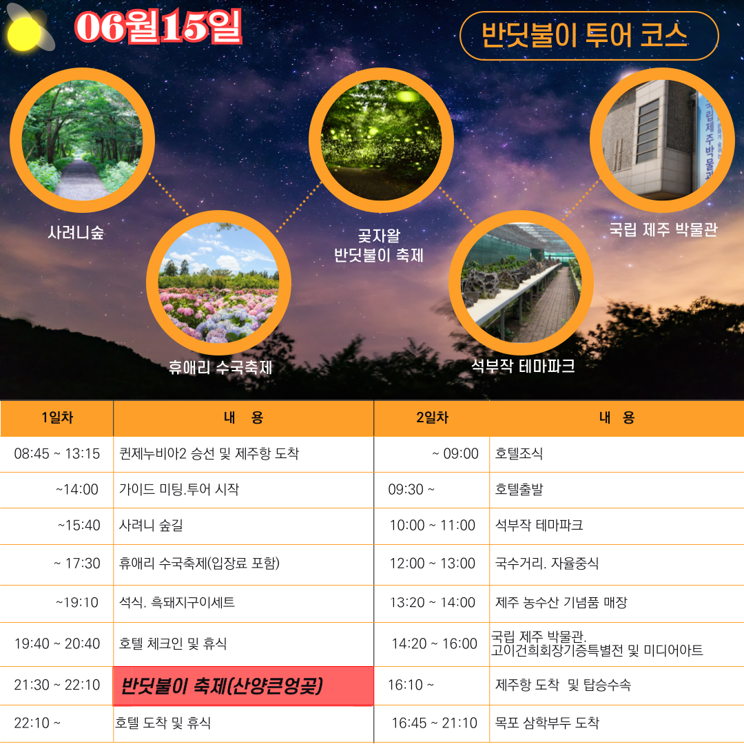 곶자왈 반딧불이 투어