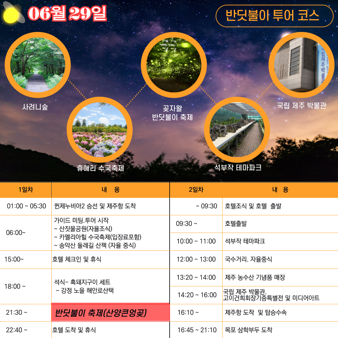 곶자왈 반딧불이 투어