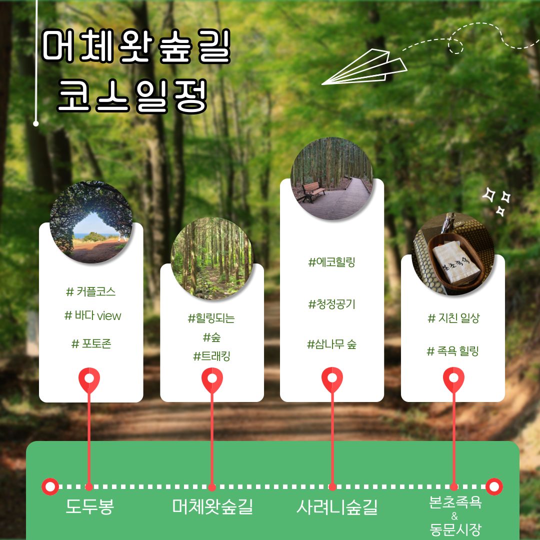 머체왓숲길 투어