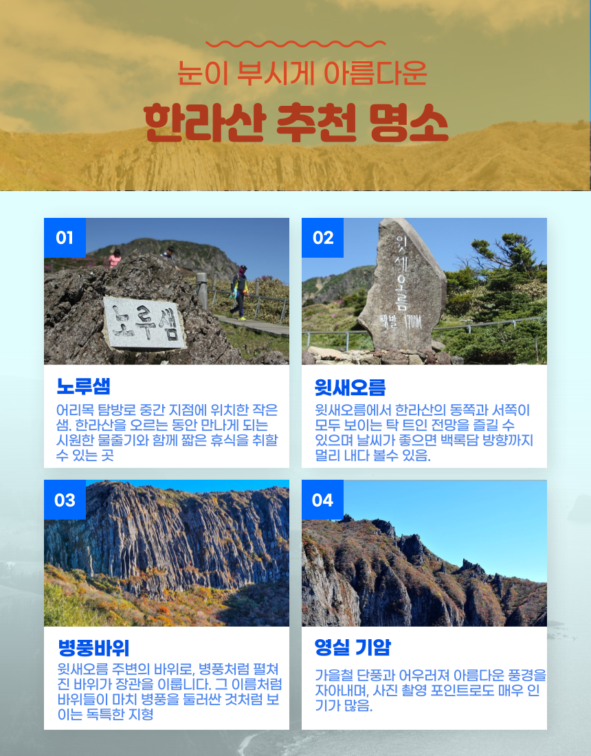 한라산 단풍투어