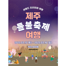 제주 들불축제 여행