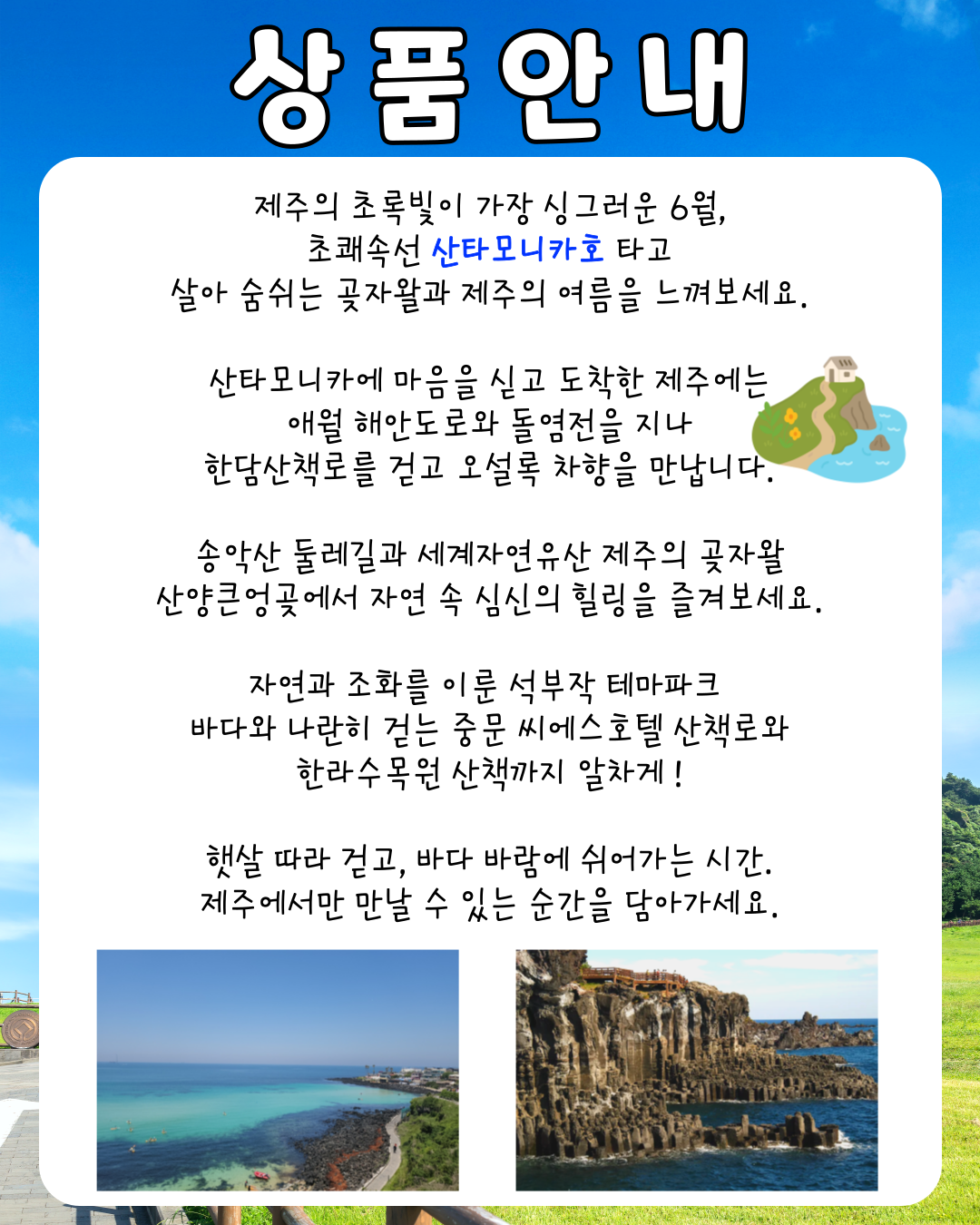 6월의 제주 곶자왈 · 올레 가게마씸 !